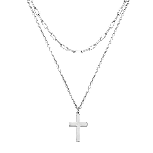 Stainless steel  Crosses necklace, Intensity