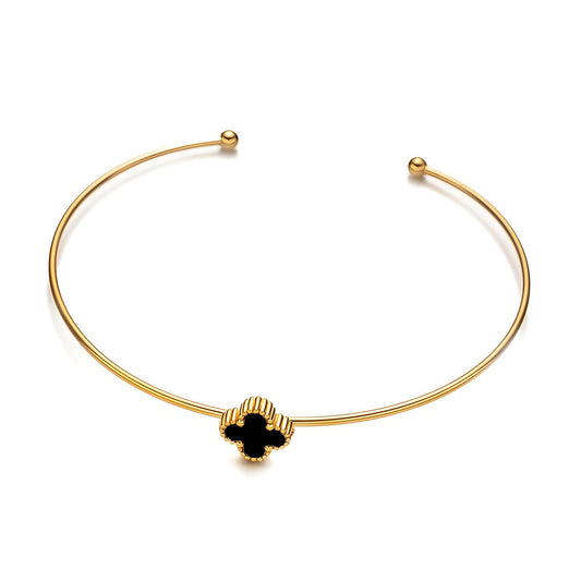 18K gold plated Stainless steel bracelet, Intensity