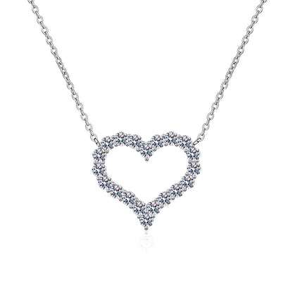 Stainless steel  Heart necklace, Intensity