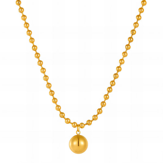 18K gold plated Stainless steel necklace, Intensity