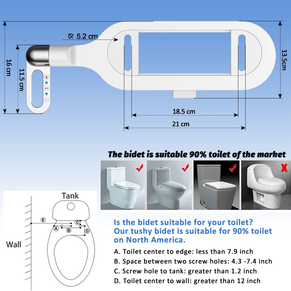 Smart Bidet System for Next-Level Cleanliness & Comfort