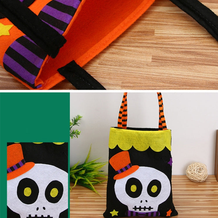 Halloween Decoration Creative Cartoon Candy Gift Square Tote, Random Style Delivery