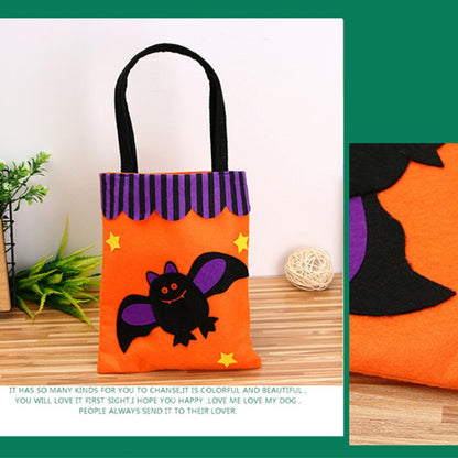 Halloween Decoration Creative Cartoon Candy Gift Square Tote, Random Style Delivery