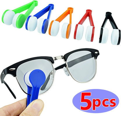 5Pcs Cotton  Portable Multifunctional Glasses Cleaning Rub Eyeglass