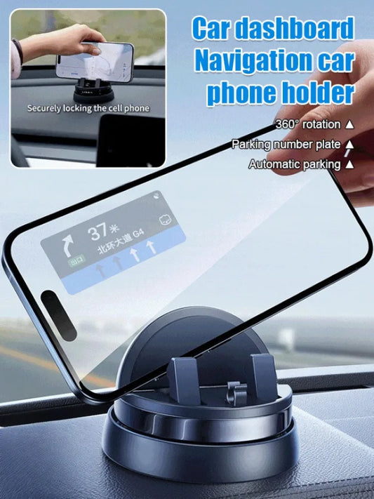 Metaso 360° Secure Car Phone Holder: Stable, Easy, & Reusable